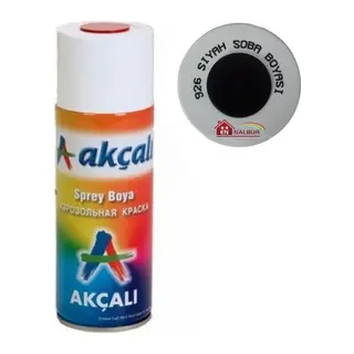 Akçalı Sprey Boya 400 ml 926 Siyah Soba Boyası