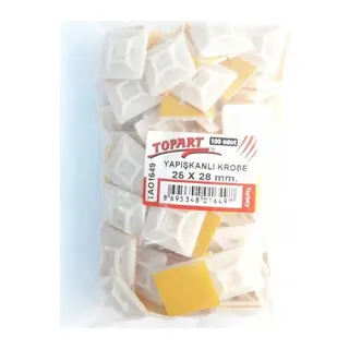 Topart 01649 28X28 Yapışkan Kroşe (100 Adet)