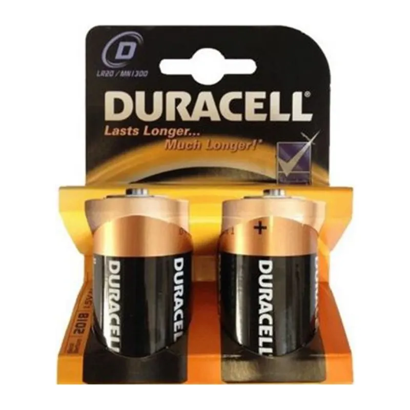 Duracell Alkalin D Büyük Boy Pil 2 li Ambalaj