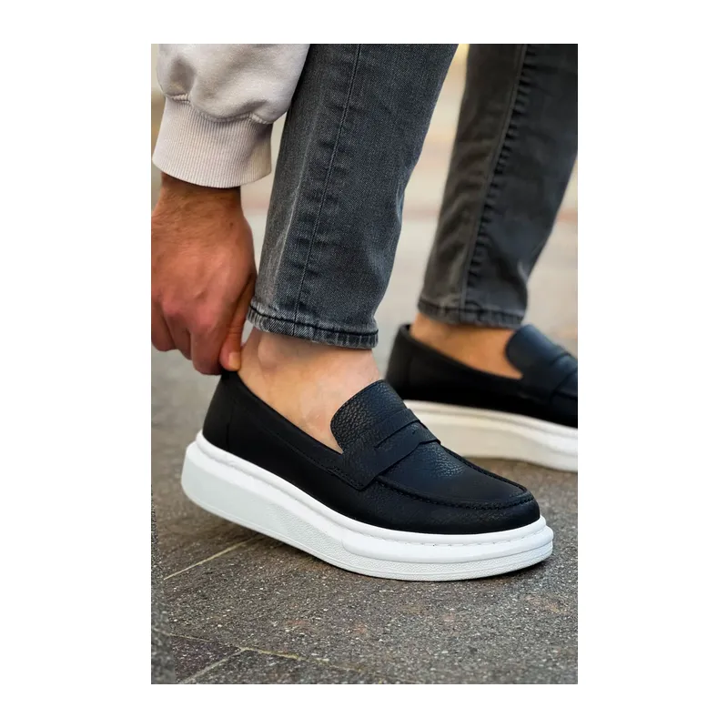 Robert - RS615 Siyah Erkek Loafer Ayakkabı SIYAH