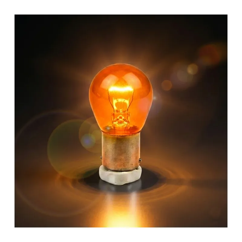 Osram BAU15S/7507 PY21W 12V Yakın Tırnak Oto Sinyal Lambası Ampulü 93 Tek Duy 1 Adet Turuncu