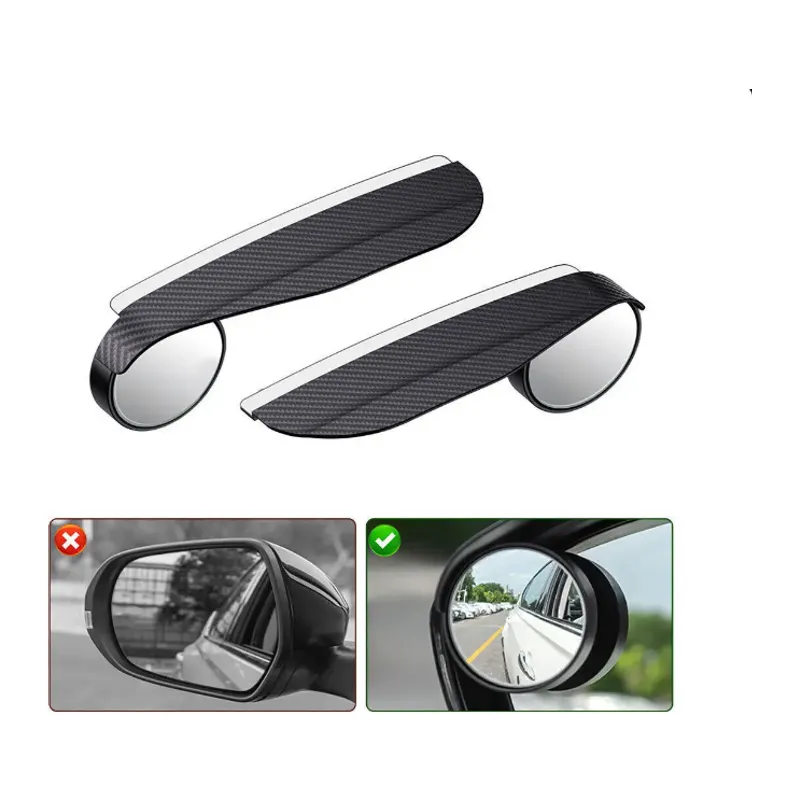 Kör Nokta Aynası Yağmur Koyucu Şemsiye Karbon Siyah