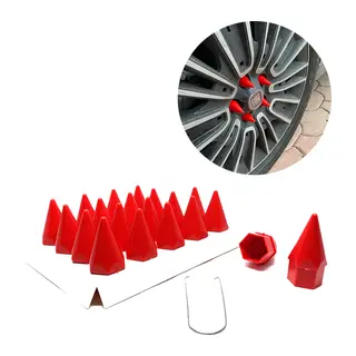 Sivri Mermi Bijon Kapağı Sökme Aparatlı Kırmızı 17mm