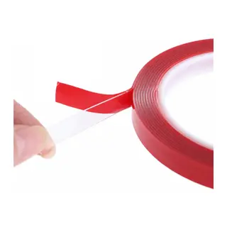 Çift Taraflı Şeffaf Akrilik Silikon Bant 10mm x 10 Metre