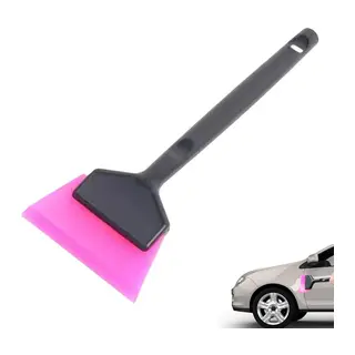 Mini Saplı Silikon Çekçek Ragle Cam Filmi Çekme Uygulama Aparatı 6x16cm Siyah Pembe