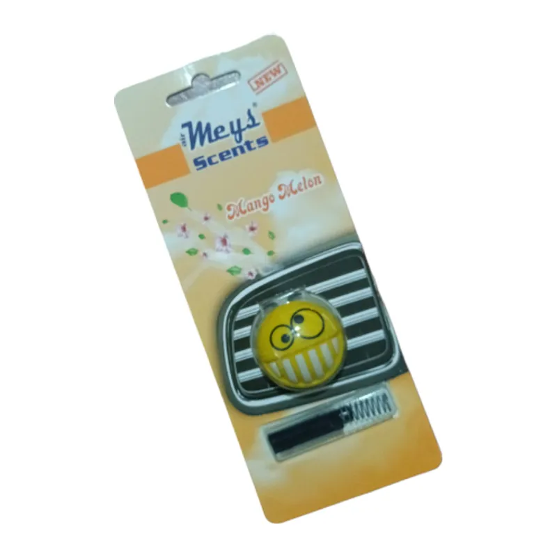 Meys Sarı Emoji Havalandırma Klips Araç Oto Izgara Kokusu Mango
