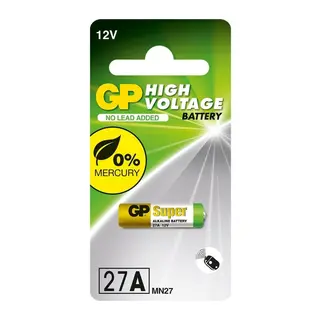 GP 27A 12V Alkalin Spesifik Araç Kumanda Pili GP27A-C5