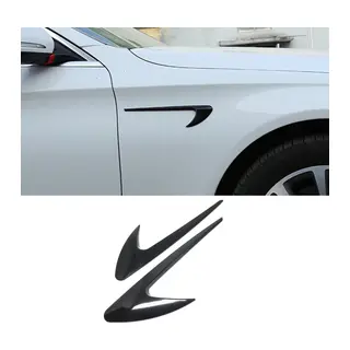Mercedes Tip Çamurluk Havalandırma Venti Uzun Parlak Siyah NKT84