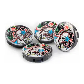 Schädel RR Damla Geçme Jant Göbek Kapağı 4’lü Set 55/58mm
