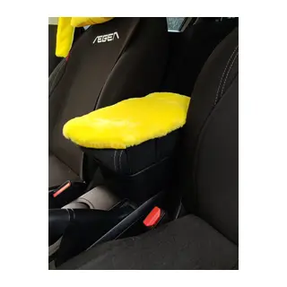 Yumuşak Peluş Kol Dayama Kolçak Minderi Sarı
