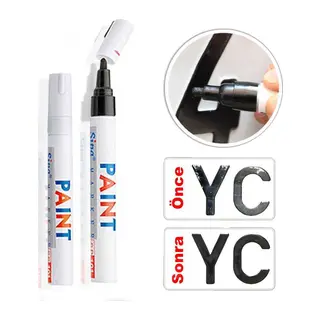 Paint Plaka Yazma Kalemi Siyah