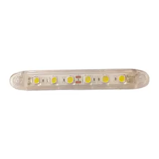Beyaz Parmak Led Dorse Lamba 6 Ledli 13.5 cm 12-24V