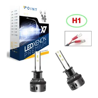 X7 Premium Led Xenon H1 Mini Slim Şimşek Etkili Garantili Beyaz