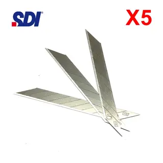 SDI 1361 Çelik Maket Bıçağı Falçata Ucu Yedeği 9mm 30 Derece Küçük 50'li