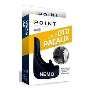 Citroen Nemo Yazılı Paçalık Tozluk Çamurluk Siyah 2'li