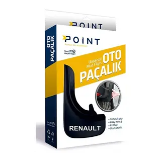 Renault Symbol Yazılı Paçalık Tozluk Çamurluk Universal Siyah 2'li