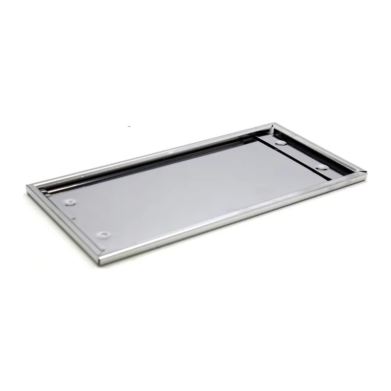 Dikdörtgen Krom Plakalık Araba Plaka Altlığı 30x16cm