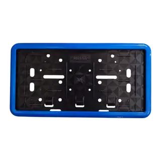 Çerçeveli Dikdörtgen Plakalık Plaka Altlığı Mavi 26X17cm 1 Adet