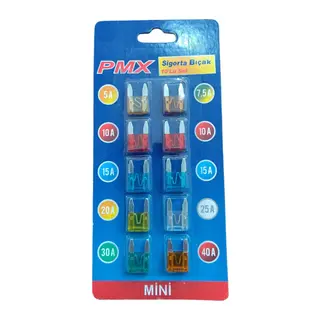 Mini Bıçak Sigorta 10'lu Set