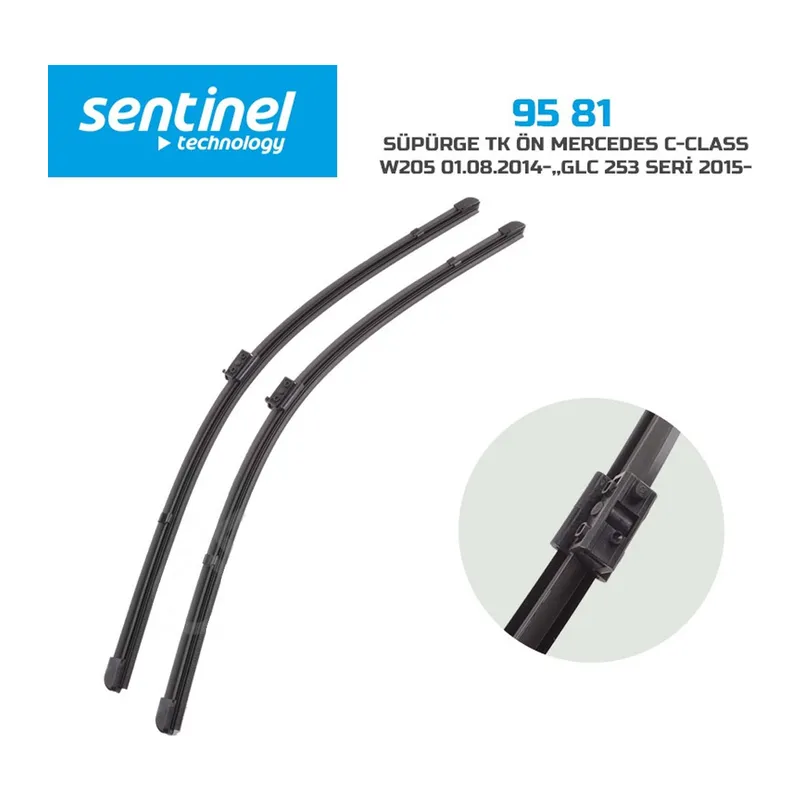 Sentinel Mercedes C-Class W205 2014> GLC 253 SERİ 2015> Orijinal Silecek