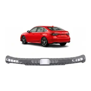 Honda Civic 2022+ Uyumlu Arka Bagaj İç Tampon Eşiği 1 Parça Krom