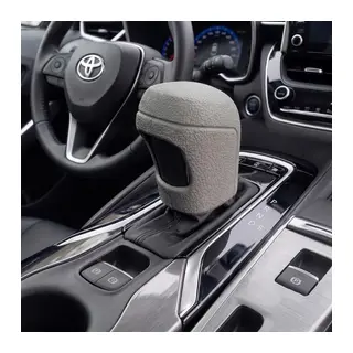 Toyota Uyumlu Silikonlu Otomatik Vites Topuzu Koruyucu Kılıfı Gri