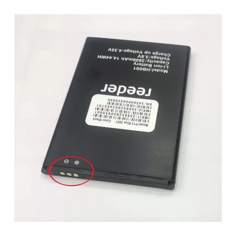 Reeder P13 Blue 2022 Batarya Pil (güçlendirilmiş)