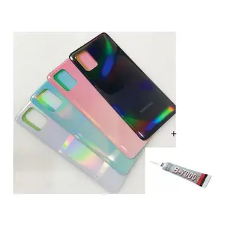 Samsung A71 A715 Arka Batarya Pil Kapağı Mavi (b70