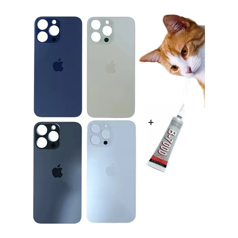 İphone 14 Pro Max Arka Batarya Pil Kapağı Altın (b