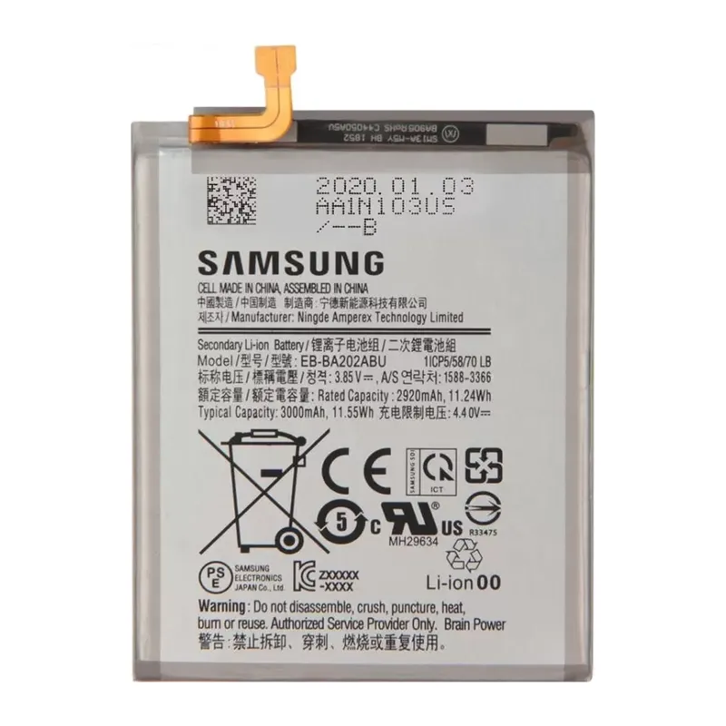 Samsung Galaxy A20e Batarya Pil