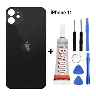 İphone Uyumlu 11 Arka Cam Batarya Pil Kapağı + Yap