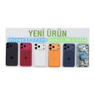 İphone 11 - 17 Pro'ya Dönüşüm Kasa (siyah)