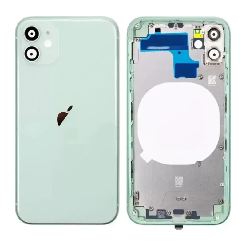 Iphone 11 Boş Kasa + Kapak Yeşil