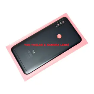 Redmi Note 6 Pro Kasa Arka Pil Batarya Kapağı Siya