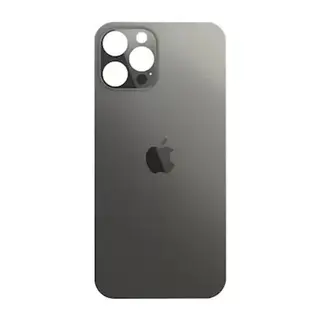 İphone 12 Pro Arka Pil Kapağı (cam) Siyah