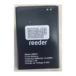 Reeder P13 Blue 2021 Güçlendirilmiş Batarya