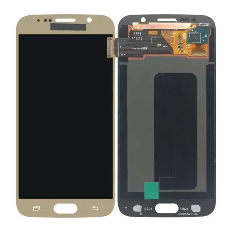 Samsung S6 Sm-g920f Org Dokunmatik Ekran (gold)