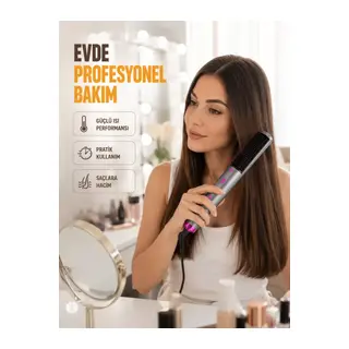 Ergonomik Tasarımlı Hafif Ve Taşınabilir Sıcak Hava Fırçası