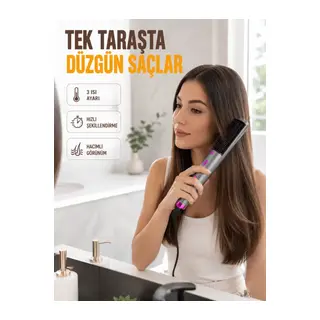 Hızlı Kurutma Ve Şekillendirme İçin Saç Fırçası