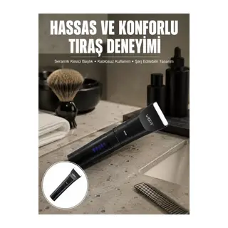 Suya Dayanıklı Tıraş Makinesi – Hassas Paslanmaz Çelik Ve Titanyum Bıçak Yeni Nesil
