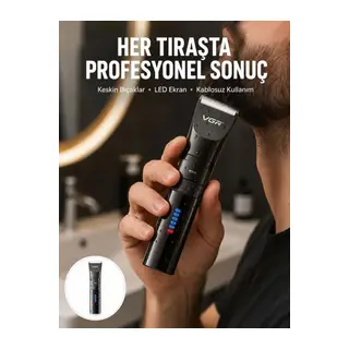 Şarjlı Saç Kesme Makinesi – 4 Taraklı, 2 Kademeli Güç Ayarı, Uzun Pil Ömrü Yeni Nesil