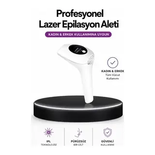Ipl Teknolojili Erkek Ve Kadın Kullanımına Uygun Lazer Epilasyon Cihaz