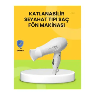 Katlanır Gövdeli Saç Kurutma Makinesi Ev Ve Valiz Kullanımı