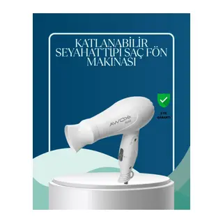 Seyahat Uyumlu Saç Kurutma Makinesi Hafif Ve Kompakt