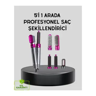 5’i 1 Arada Saç Şekillendirme Makinesi Hızlı Kuruma Ve Kuaför Kalitesinde Sonuç