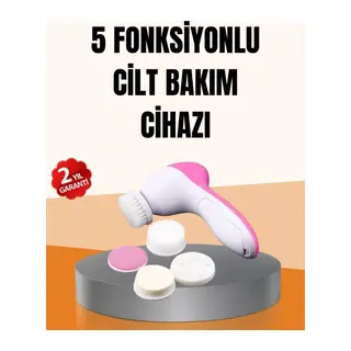 Derin Temizleme Ve Masaj İçin 5 Başlıklı Yüz Cilt Bakım Aleti