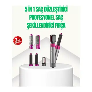 5’i 1 Arada Profesyonel Saç Şekillendirici Tek Cihazla Sınırsız Stil
