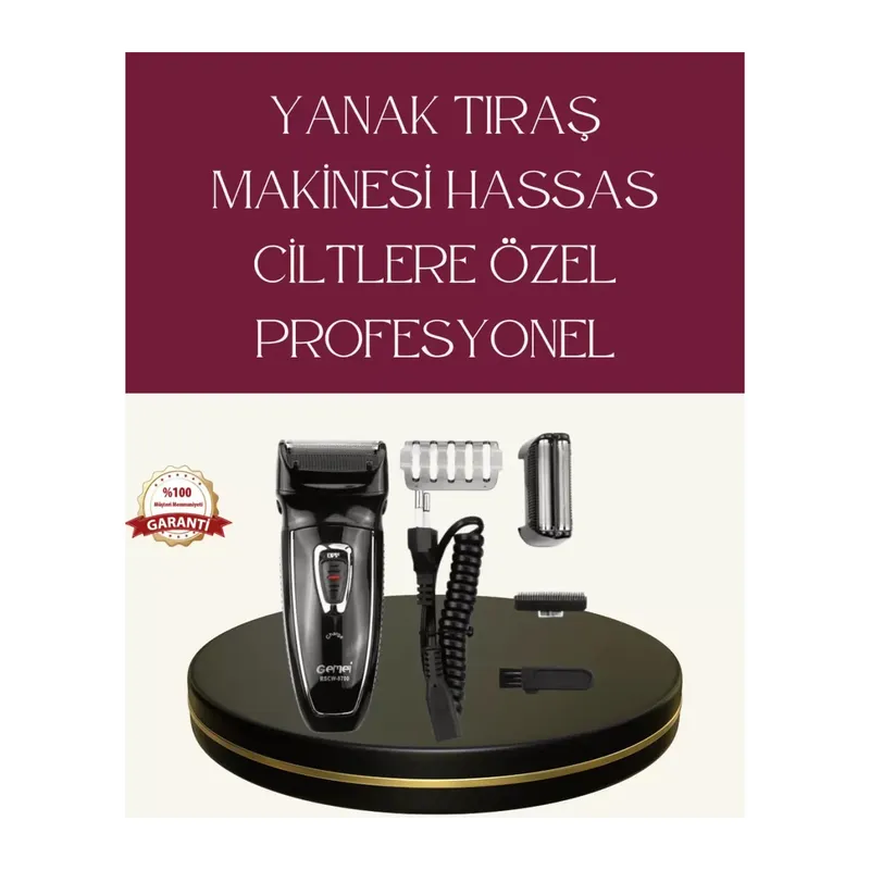 Erkekler İçin Folyo Başlıklı Tıraş Makinesi