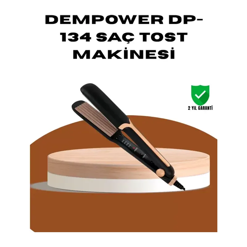 Dempower Dp-134 Saç Tost Makinesi – Kolay Kullanım, Hızlı Sonuç, Uzun Süre Kalıcılık