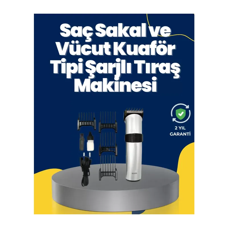 5 Farklı Kesim Tarağıyla Gelen Çok Amaçlı Tıraş Cihazı